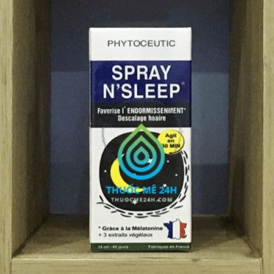 Thuốc gây ngủ N’Sleep Melatonin dạng xịt an toàn – 0971777706