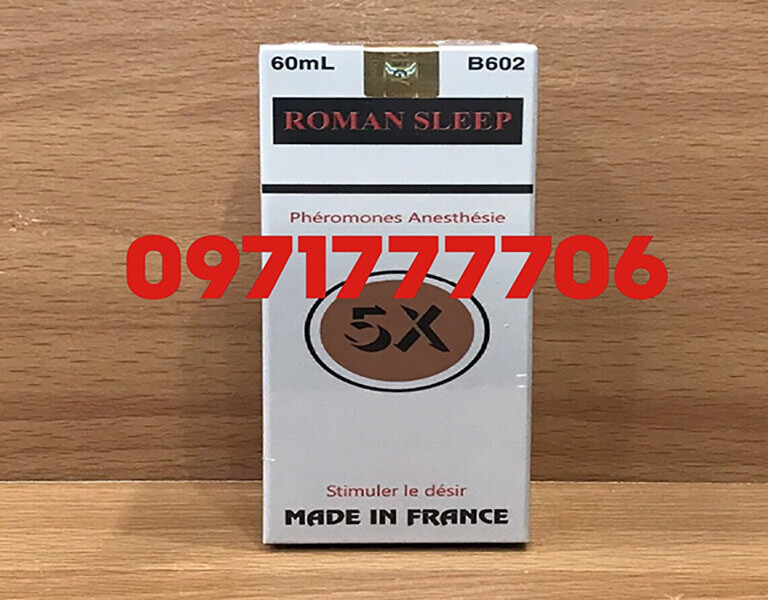 Thuốc kích dục Roman Sleep 5X dùng ở dạng xịt, cho tác dụng kích dục chất lượng tốt