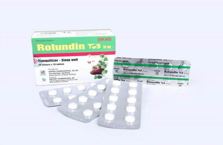 Thuốc ngủ Rotundin TW3 là dòng thuốc tốt, được chiết xuất từ bình vôi có tác dụng an thần, gây ngủ